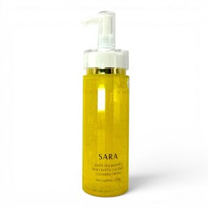 SARA White Tea — тосон гуужуулж, гэрэлтүүлэгч цэвэрлэгч тос (уусдаг бөөмтэй)